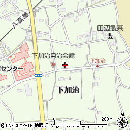 埼玉県飯能市下加治53-8周辺の地図