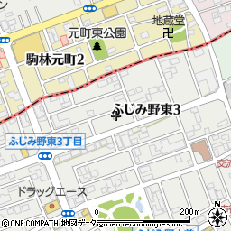 ファミリーマート富士見勝瀬店周辺の地図