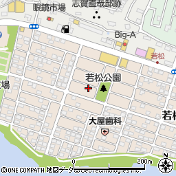 千葉県我孫子市若松109-13周辺の地図