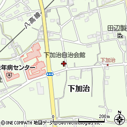埼玉県飯能市下加治127周辺の地図