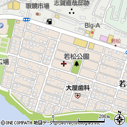 千葉県我孫子市若松109周辺の地図