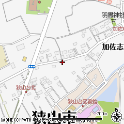 埼玉県狭山市加佐志362周辺の地図
