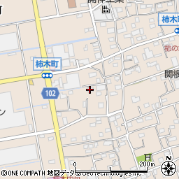 埼玉県草加市柿木町690周辺の地図