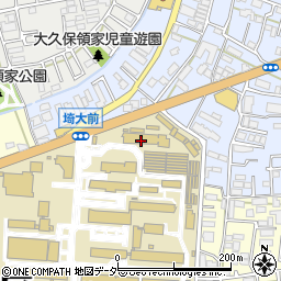 埼玉大学周辺の地図