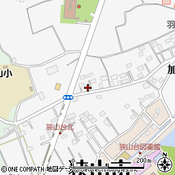 埼玉県狭山市加佐志147周辺の地図