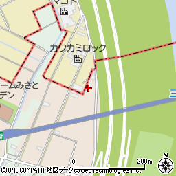 埼玉県三郷市田中新田141周辺の地図