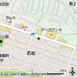 千葉県我孫子市若松149-3周辺の地図