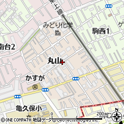 埼玉県ふじみ野市丸山周辺の地図