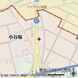 埼玉県三郷市小谷堀382周辺の地図