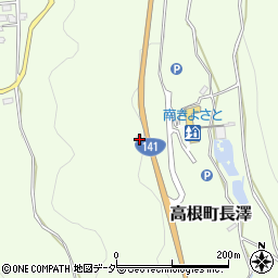 山梨県北杜市高根町長澤1313周辺の地図