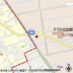 埼玉県草加市柿木町1224-3周辺の地図