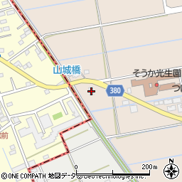 埼玉県草加市柿木町1224-3周辺の地図