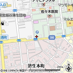 セブンイレブン蒲生寿町店周辺の地図