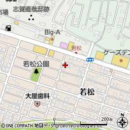 千葉県我孫子市若松142-1周辺の地図