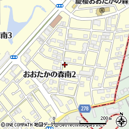 千葉県流山市おおたかの森南2丁目12-1周辺の地図