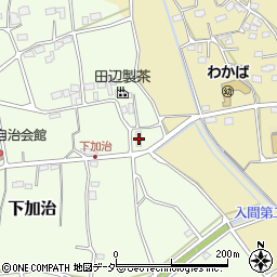 埼玉県飯能市下加治50周辺の地図