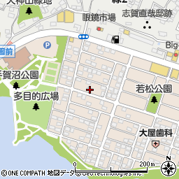 千葉県我孫子市若松135-9周辺の地図