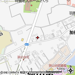 埼玉県狭山市加佐志148周辺の地図