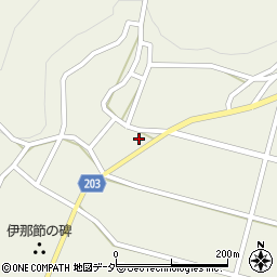 長野県伊那市西箕輪与地5757周辺の地図