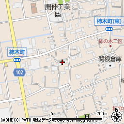 埼玉県草加市柿木町697周辺の地図