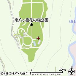 山梨県北杜市高根町長澤190周辺の地図