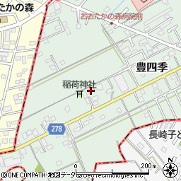 秋山園芸センター周辺の地図