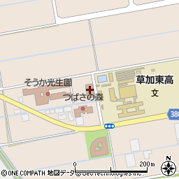 埼玉県草加市柿木町1213周辺の地図