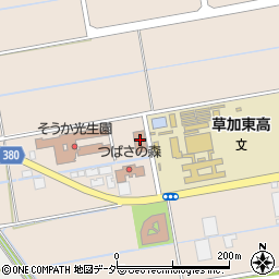 埼玉県草加市柿木町1213周辺の地図