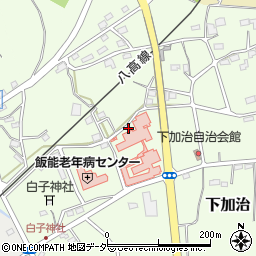 埼玉県飯能市下加治132周辺の地図