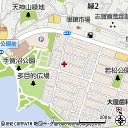 千葉県我孫子市若松135-1周辺の地図