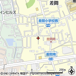埼玉県川口市差間周辺の地図