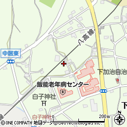 埼玉県飯能市下加治108周辺の地図