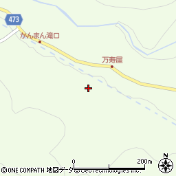 長野県木曽町（木曽郡）三岳（屋敷野）周辺の地図