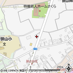 埼玉県狭山市加佐志144周辺の地図