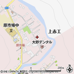 埼玉県飯能市原市場588-2周辺の地図