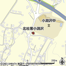 北杜消防署小淵沢分署周辺の地図