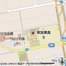 埼玉県草加市柿木町1204周辺の地図