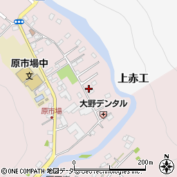 埼玉県飯能市原市場587周辺の地図