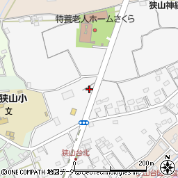 埼玉県狭山市加佐志145周辺の地図