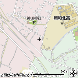 埼玉県さいたま市桜区塚本1周辺の地図