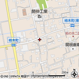 埼玉県草加市柿木町736周辺の地図