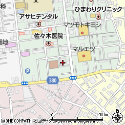 埼玉県越谷市蒲生旭町10-20周辺の地図