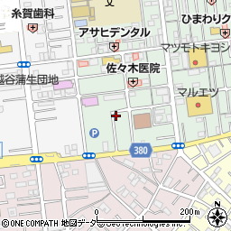 埼玉県越谷市蒲生旭町12-18周辺の地図