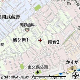 ヴィレッヂヒル上福岡周辺の地図