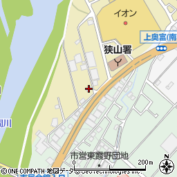 埼玉県狭山市上奥富1221周辺の地図