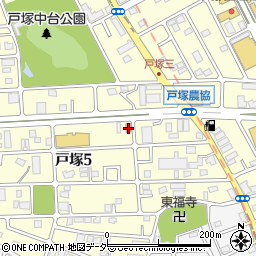 川口戸塚五郵便局 ＡＴＭ周辺の地図