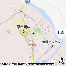 埼玉県飯能市原市場622-1周辺の地図