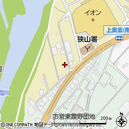 埼玉県狭山市上奥富1222周辺の地図