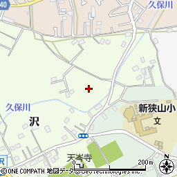 埼玉県狭山市沢10周辺の地図