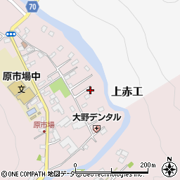 埼玉県飯能市原市場586-31周辺の地図
